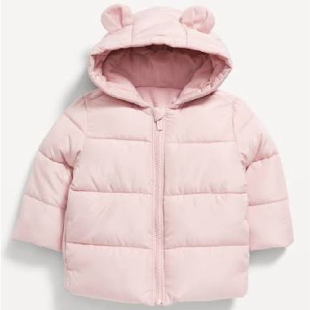 Old Navy Water-Resistant Frost Free Critter Puffer Jacket for Baby 0-3 months